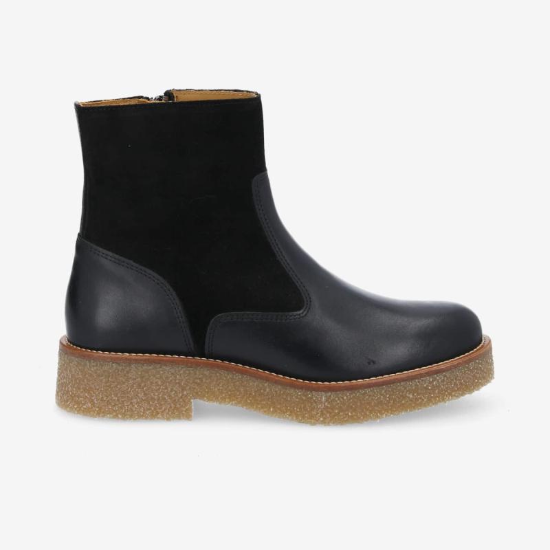 DORA BOOTS W - NAPPA/SUEDE -  NOIR